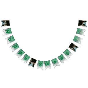 Bandeirinha Festa Doce 16, Diminuição do brilho verde e 4 foto