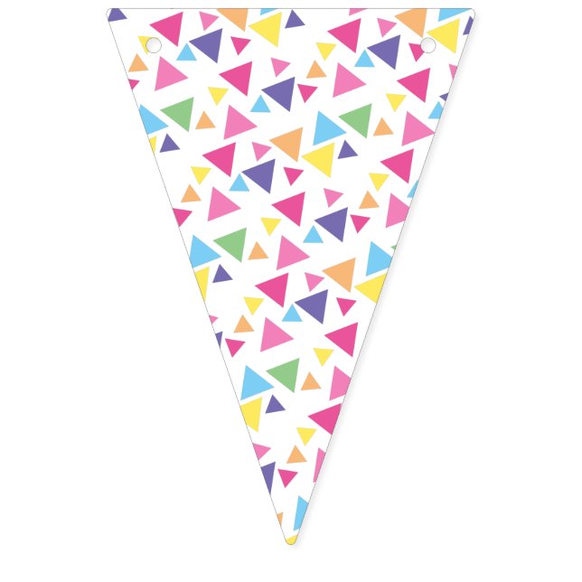 Bandeirinha Festa dos Triângulos Arco-íris illusima (Primeira Bandeira)