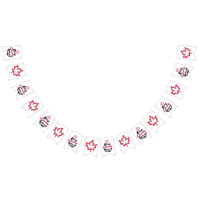 Bandeirinha Fique com o Excelente do CANADÁ! Canadiano Maple L (Todos)