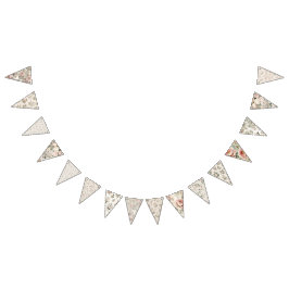 Bandeirinha First Bloom Baby Shower Pennant Banner