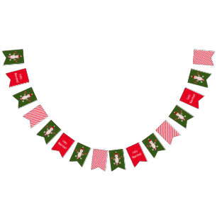 Bandeirinha Fixe de Natal Axolotl Personalizado