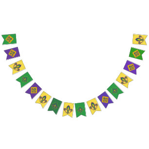 Bandeirinha Flor de lis do carnaval
