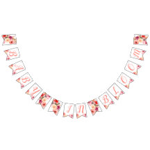 Floral Watercolor Baby In Bloom Chá de fraldas