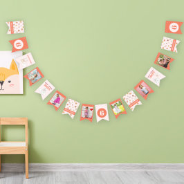 Bandeirinha Foto do Aniversário de criança do deserto do céu d