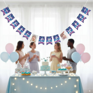 Bandeirinha Foto do Chá de fraldas de Adoção do Starry Sky