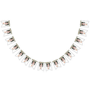 Bandeirinha Foto mensal de aniversário da Onderland de inverno