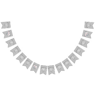 Bandeirinha Foto personalizada do 10º aniversário de casamento