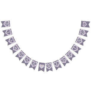 Bandeirinha Foto personalizada do casamento de Diamond 60º ani