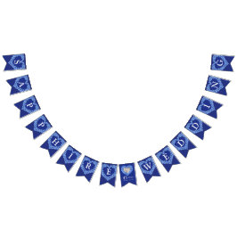 Bandeirinha Foto personalizada do casamento do Sapphire 45º an