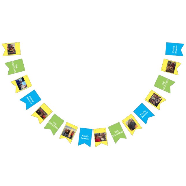 Bandeirinha Fotos de família da reunião de família | e costume (Todos)