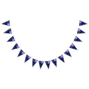 Bandeirinha Fundo de Espaço com Estrelas