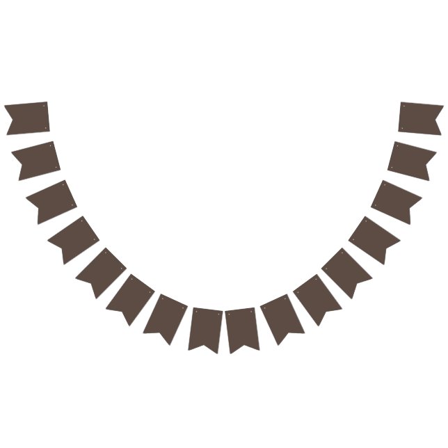 Bandeirinha Fundo Marrom Chocolate Rico – Casamento (Todos)