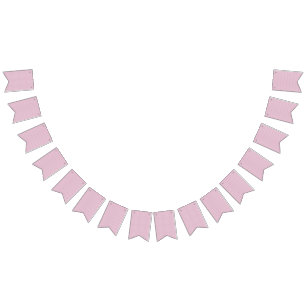 Bandeirinha fundo rosa e branco com linhas onduladas