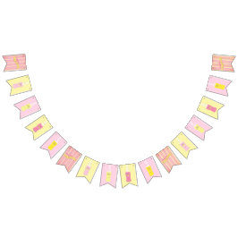 Bandeirinha Garrafa de Refrigerante Vintage Pink Lemonade List