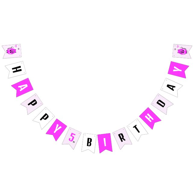 Bandeirinha Gato lilás (Todos)