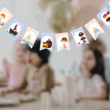 Gêmeos Piratas Sereias cor-de-rosa, aniversário de