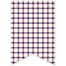 Gingham Patriótico Rústico Vermelho, Branco e Azul