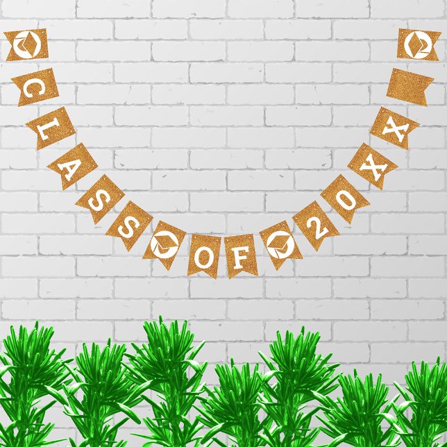Bandeirinha Glam De Graduação Crie Sua Classe De (Criador carregado)