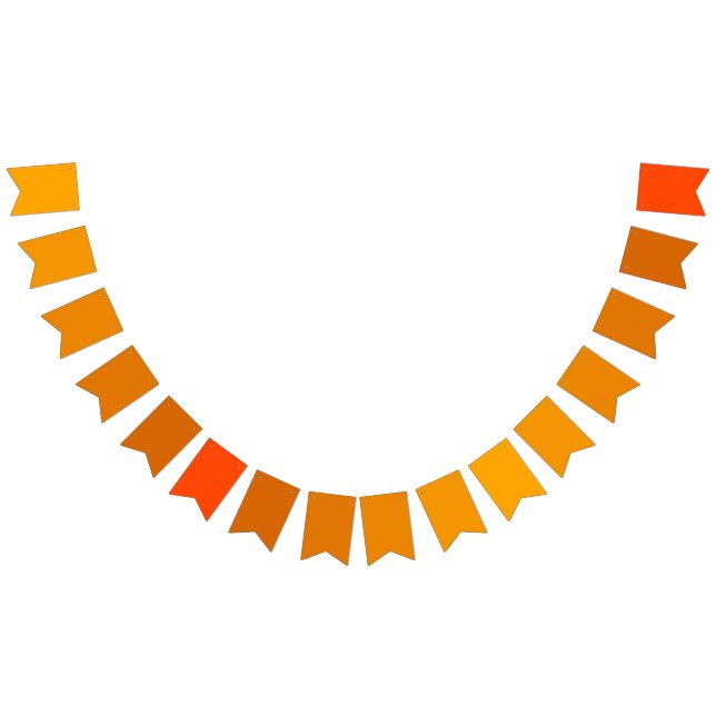 Bandeirinha Gradiente de Laranja para Vermelho Pôr do Sol Tema (Todos)