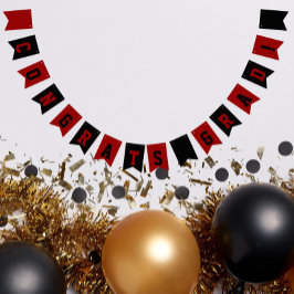 Bandeirinha Graduação de Cores na Escola Negra e Vermelha