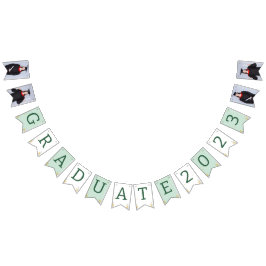 Bandeirinha Graduação em Curvas Verdes do Mais velho Elegante 