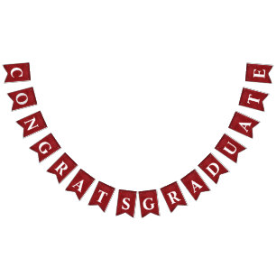Bandeirinha Graduação em vermelho