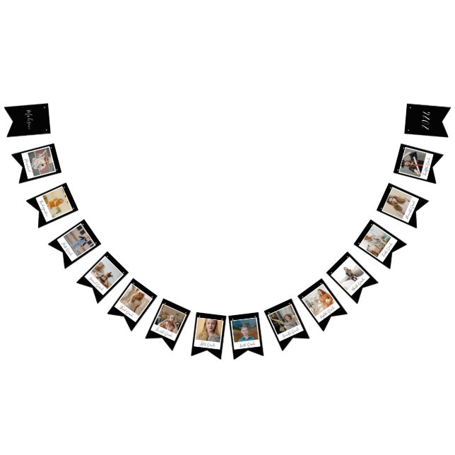 Bandeirinha Graduação Foto Banner Kindergarten para 12 Grau (Todos)