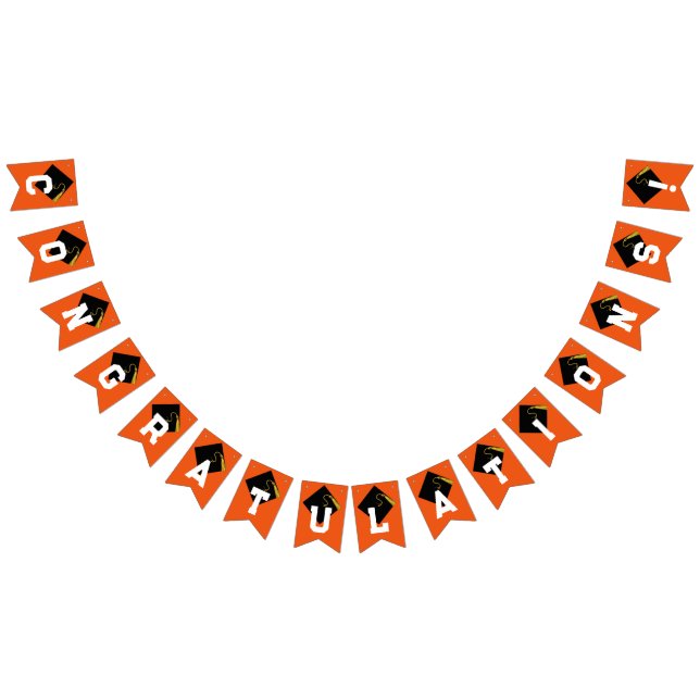 Bandeirinha Graduação Graduação Laranja (Todos)