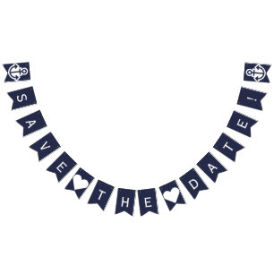 Bandeirinha Guardar A Data Da Fotografia De Bunting Náutico