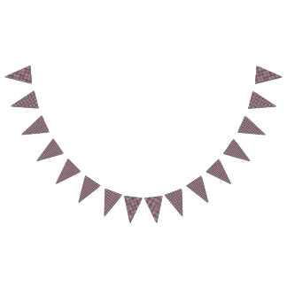 Bandeirinha Guingão azul & vermelho do aniversário do