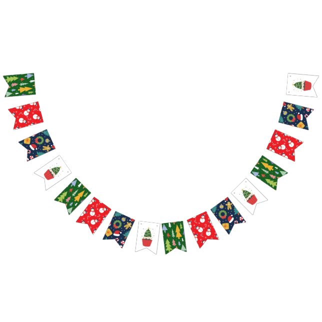Bandeirinha Guirlanda de festa de Natal versátil com quatro de (Todos)