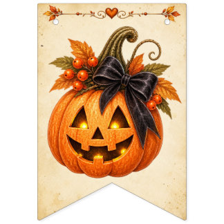 Bandeirinha Guirlanda para Festa de Halloween 'Trick or Treat'