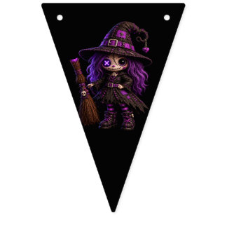 Bandeirinha Halloween - La Bande des Petits Monstres