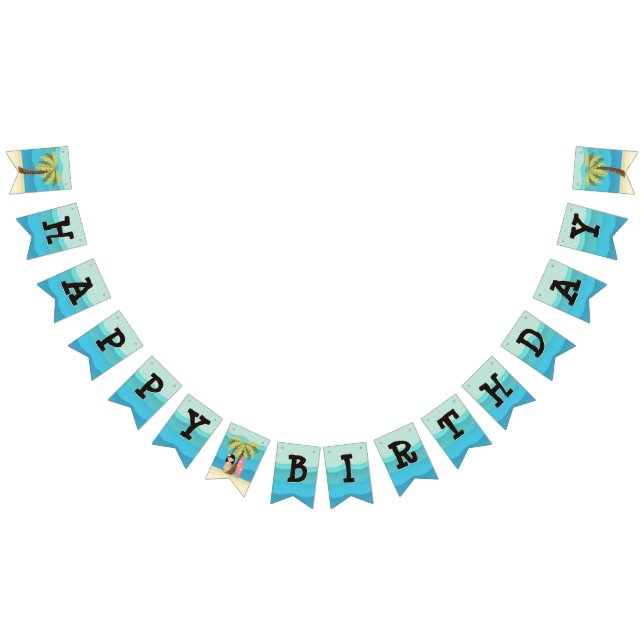 Bandeirinha Havaiana Surfer Girl (Todos)