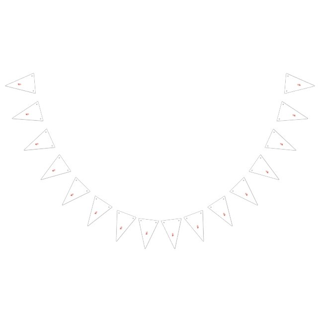 Bandeirinha hibisco vermelho-havaiano com pétalas detalhadas e (Todos)