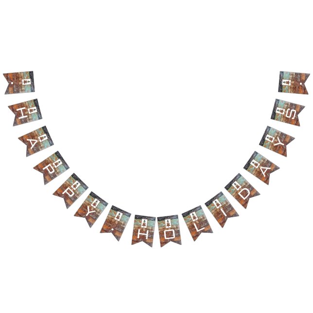 Bandeirinha Inverno Barn, Férias Felizes (Todos)