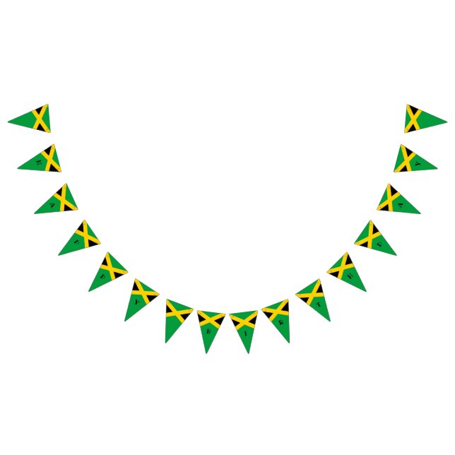 Bandeirinha Jamaican Flag Happy Birthday (Todos)