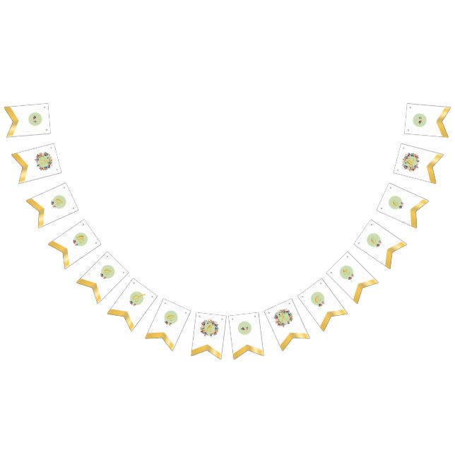 BANDEIRINHA KAREEM DE RAMADAN FLORAL (Todos)