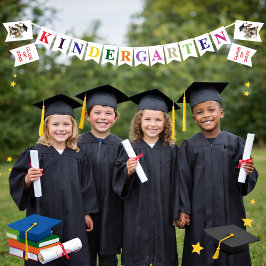 Bandeirinha  Kindergarten Graduation Bunting Flag 