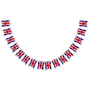 Bandeirinha King Charles Coronation Union Jack British Bunting