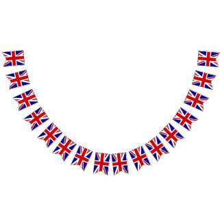 Bandeirinha King Charles Coronation Union Jack British Bunting