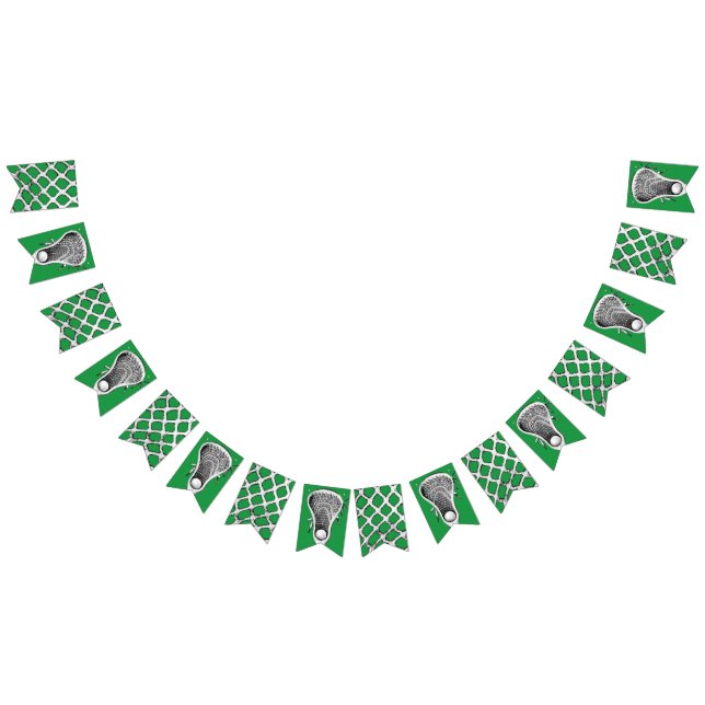 Bandeirinha Lacrosse Team Green (Todos)
