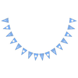 Bandeirinha Lacrosse Team Light Blue