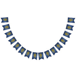 Bandeirinha Leão com Coroa - Estilo Dourado 2