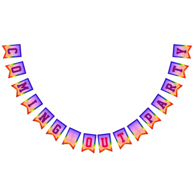 Bandeirinha LGBTQIA - Orgulho gay | Parte de saída (Todos)