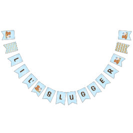 Bandeirinha Lil'S Slugger Baseball Themed Banner