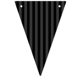 Bandeirinha Listras Verticais Preto e Fumaça Elagnat