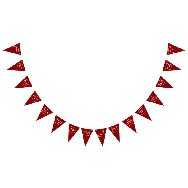 Bandeirinha Logotipo comercial na faixa de Bunting do Triângul (Todos)