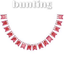 Bandeirinha Mãe Dia de as mães Floral Buquê