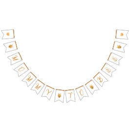 Bandeirinha Mamãe Para Festa Chá de fraldas De Abelhas